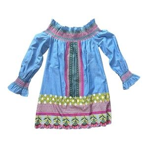 NEW Anthropologie Red Carter Off The Shoulder Mini Dress Embroidered